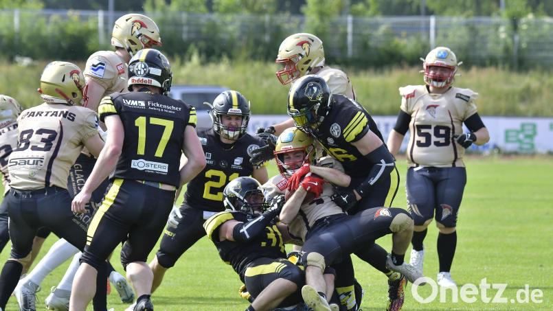 Die Mad Bulldogs Amberg empfangen am Sonntag Landsberg. Bild: Hubert Ziegler