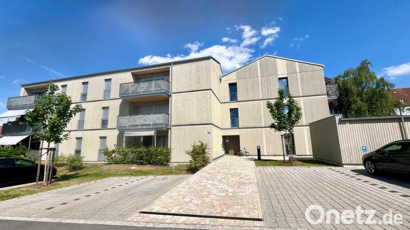Gebaut wie ein &quot;Dorf in der Stadt&quot; sind die neuen Wohnungen des Landkreissiedlungswerks Neustadt/WN in Grafenwöhr. Bild: Gabi Schönberger