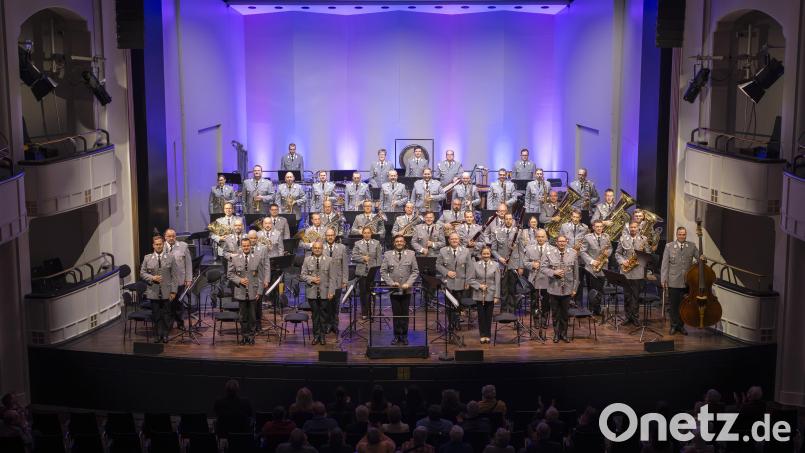 Das Heeresmusikkorps Veitshöchheim ist ein renommiertes sinfonisches Blasorchester der Bundeswehr. Bild: Müller/exb