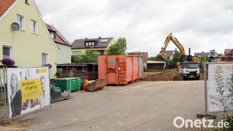 Auf dem Gelände der ehemaligen Gärtnerei in der Oberen Vorstadt baut Regens Wagner neue Wohnungen für Menschen mit einer Beeinträchtigung. Bild: jma