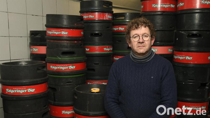 &quot;Es ist einfach schön, wenn die Bratwurststände rauchen und gleichzeitig die Kirchenglocken läuten.&quot; Brauerei-Besitzer Martin Sterk ist seit 1985 Festzelt-Wirt auf dem Berg. Bild: Petra Hartl