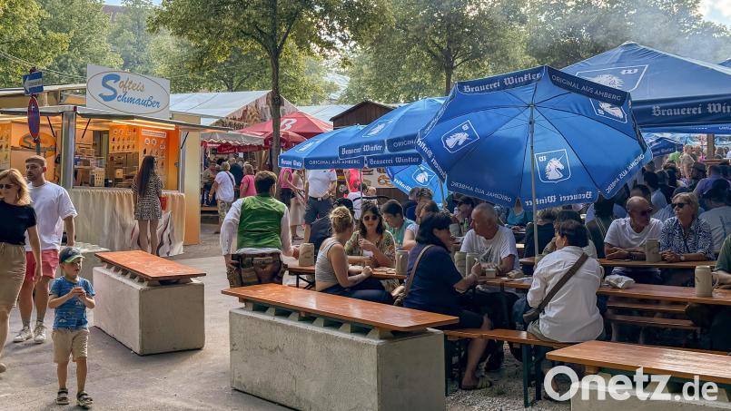 Das Bergfest in Amberg ist eröffnet. Bild: Petra Hartl