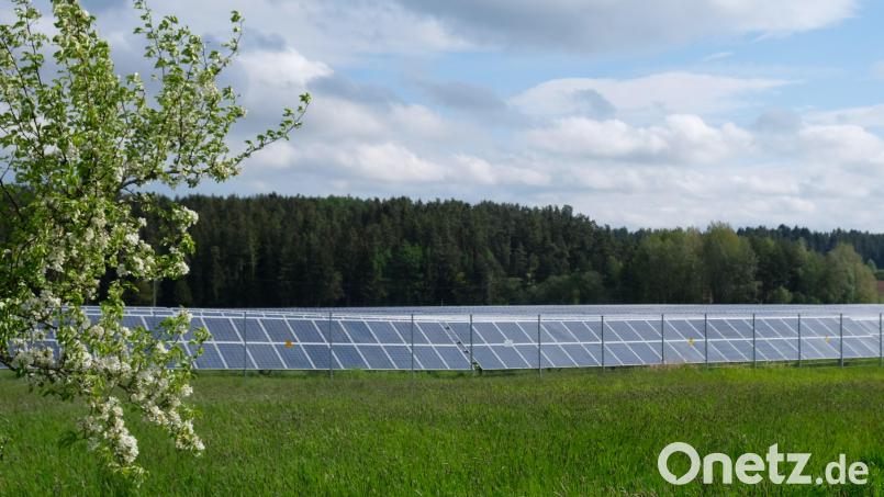 Nordwestlich der Kreisstraße NEW 43 und östlich der Oberaichamühle ist der Solarpark Thurndorf geplant. Mit einem Satzungsbeschluss für den Bebauungsplan gibt der Marktgemeinderat grünes Licht. Symbolbild: do