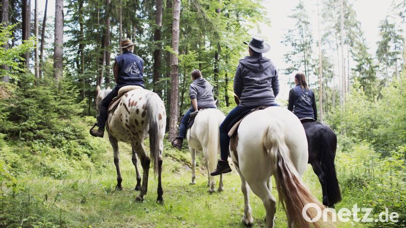 Sich einmal wie ein Cowboy fühlen: Auch ein geführter Western-Ausritt ab der Grenzmühle bei Bärnhöhe steht auf dem Programm. Bild: Daniel Delang