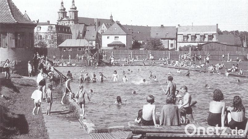 Das alte Waldsassener Freibad aus den fünfziger Jahren. Archivbild: Archiv Wasserwacht Waldsassen