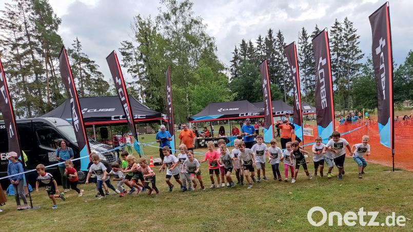 Auch die jüngsten Teilnehmer beim Cube-Kinder und Jugendtriathlon hatten in der Vergangenheit immer viel Spaß. Heuer findet das Sportevent am 5. Juli bereits zum zehnten Mal statt. Archivbild: fpoz