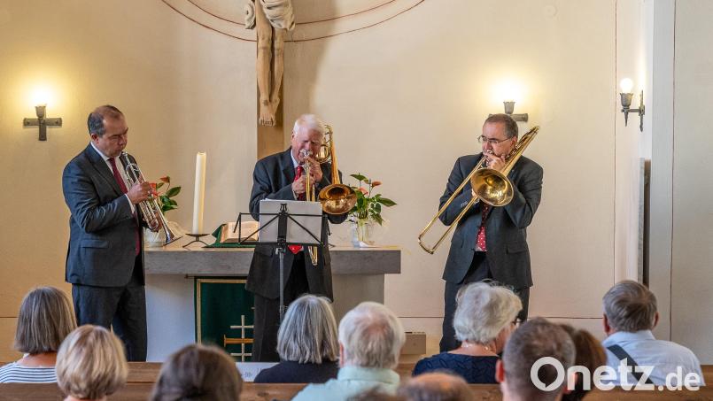 Jürgen Hahn, Richard Roblee und Mathias Grabisch (von links) kommen mit ihrer Very little Bigband zu einem Konzert in die Christuskirche nach Auerbach. Bild: Karl-Heinz Schmid