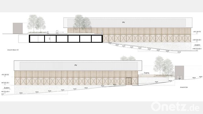 Großobjektedepot: Ziel der Maßnahme ist es, ein Depotgebäude zu bauen, das eine fach- und sachgerechte, dauerhafte Lagerung und Bewahrung der am Freilandmuseum vorhandenen Großobjekte ermöglicht. Bild: FMO