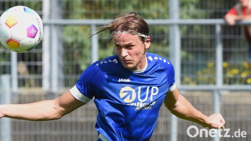 In der Innenverteidigung der SpVgg SV Weiden ist Felix Behnke unverzichtbar. Der 24-Jährige trägt in der kommenden Bayernliga-Saison die Kapitänsbinde. Archivbild: A. Schwarzmeier