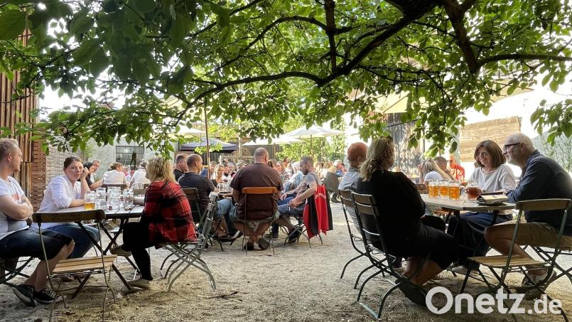 Der Biergarten der Brauerei Molter in Irchenrieth. Archivbild: Lino Molter/exb