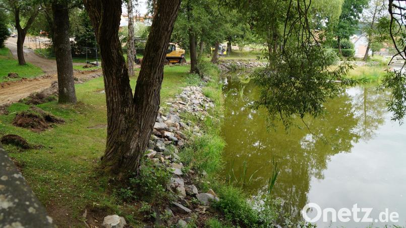 Eines der Großprojekte in Oberviechtach: Die Marktweiheranlage wird neu gestaltet und soll den innerstädtischen Bereich attraktiver machen. Bild: wel