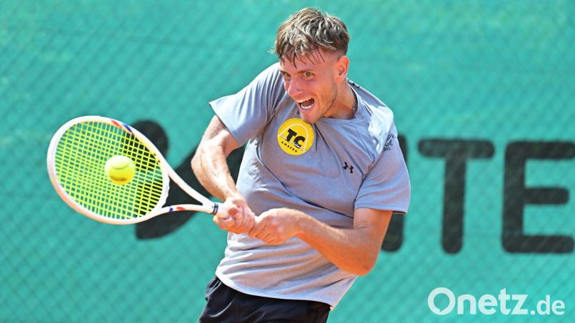Der Franzose Leo Lagarrigue überzeugte total in dieser Saison beim TC Amberg am Schanzl. Bild: Hubert Ziegler