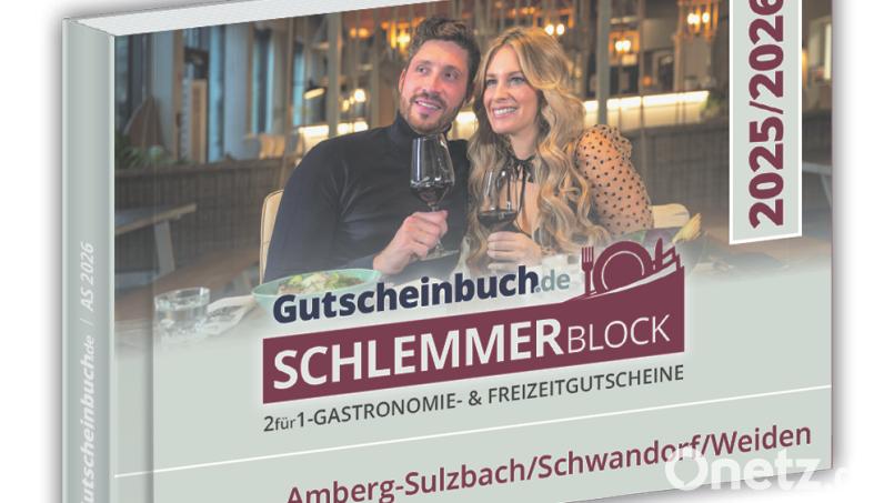 Schlemmerblock für die Region Amberg-Sulzbach/Schwandorf/Weiden Bild: gutscheinbuch.de