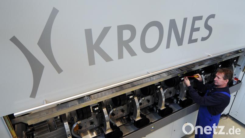 Die Auftragsbücher des Anlagenherstellers Krones in Neutraubling sind gut gefüllt. Bild: Armin Weigel/dpa