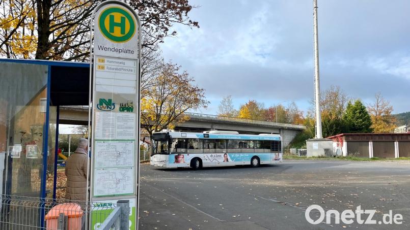 Die Haltestelle &quot;Wendeplatte&quot; in Ullersricht wird ab August 2025 zu einem Bedarfshalt. Archivbild: Gabi Schönberger