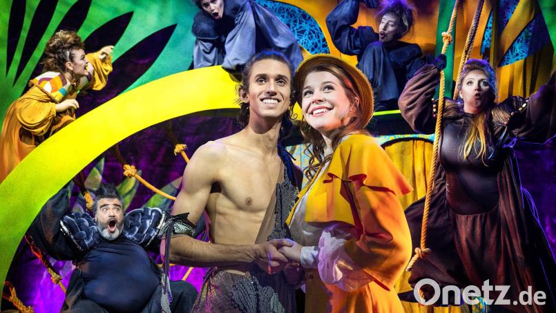 Das Theater Liberi bringt &quot;Tarzan&quot; als Familien-Musical auf die Bühne. Bild: Nilz Bühme/exb