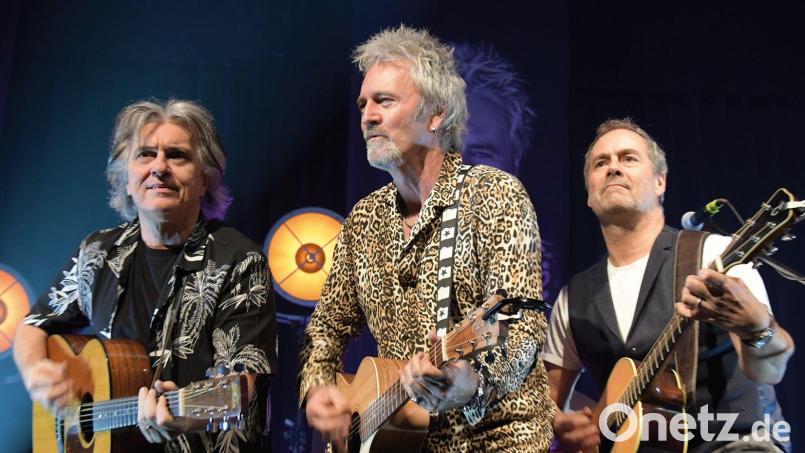Pete Lincoln, Mick Wilson und Peter Howarth sind &quot;Frontm3n&quot;. Bekannt wurden die drei unter anderem als Sänger der Hollies, 10cc, Sweet, Sailor oder Smokie. Bild: Frontm3n/Heiko Roith/exb