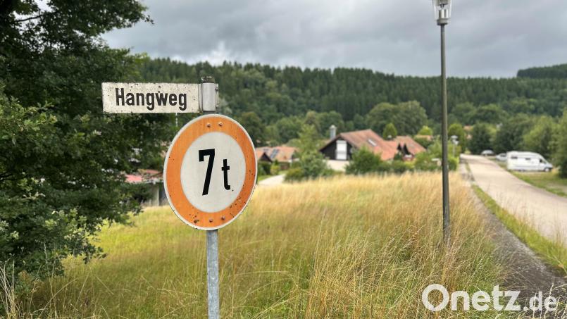 Die Straßennamen in der Ferienanlage Maximilianshof in Böhmischbruck wie &quot;Hangweg&quot; werden von der Stadt Vohenstrauß nicht anerkannt. 39 Anträge von Eigentümern aus der Ferienanlage waren in den vergangenen Monaten bei der Stadt eingegangen. Da es sich um private Verkehrsflächen handelt, wird die Stadt diese nicht benennen. Bild: ck