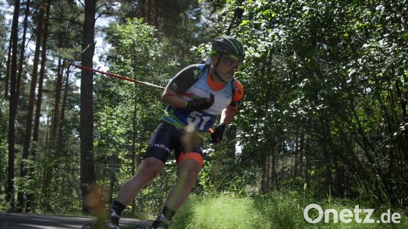 In Weiherhammer kämpfen die Besten im Laserbiathlon um die Deutsche Meisterschaft. Bild: Ralph Zimmermann
