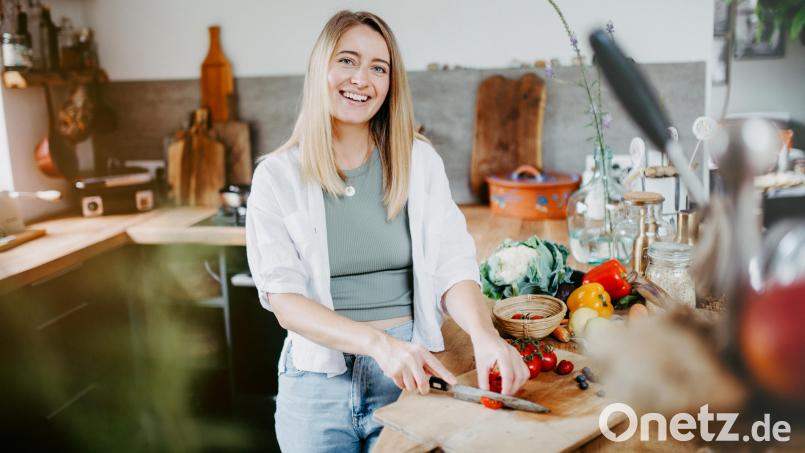 Carina Albert aus Hard bei Waldershof ist Ernährungsberaterin und gibt Tipps für das Food Prep. Bild: Ronja Möchel/exb
