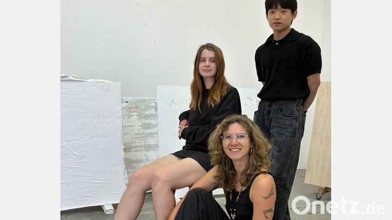 Karina Synytsia, Pauline Mornet und Hyundo Lee öffnen ihre Ateliers. Bild: Daniela Siegl/Oberpfälzer Künstlerhaus
