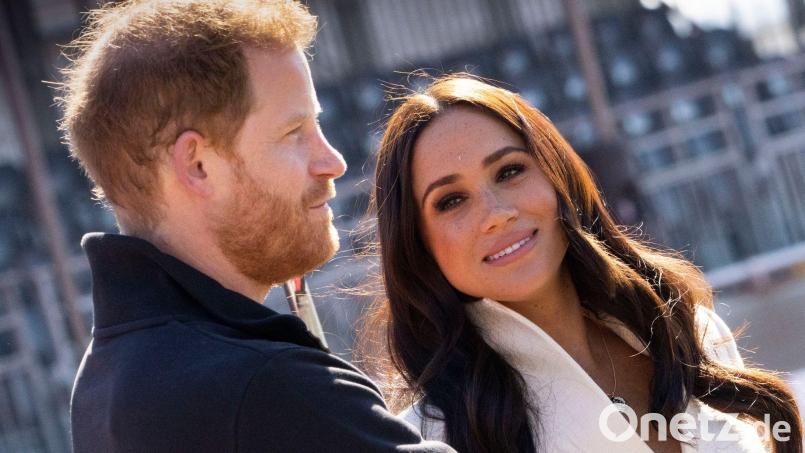 Harry und Meghan haben einen neuen Vertrag mit Netflix unterzeichnet. (Archivbild) Bild: Peter Dejong/AP/dpa