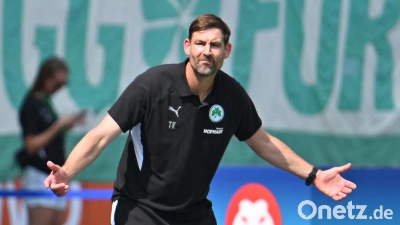 Hat Lust auf den Auftakt in den DFB-Pokal: Fürths Trainer Thomas Kleine. Bild: Swen Pförtner/dpa