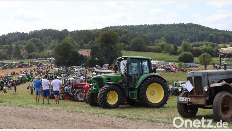 Das herrliche Sommerwetter lockte nicht nur zahlreiche Trakorfahrer nach Neukirchen, sondern auch sehr viele Zuschauer. Das Traktor-Treffen war ein riesiger Erfolg. Bild: mfh