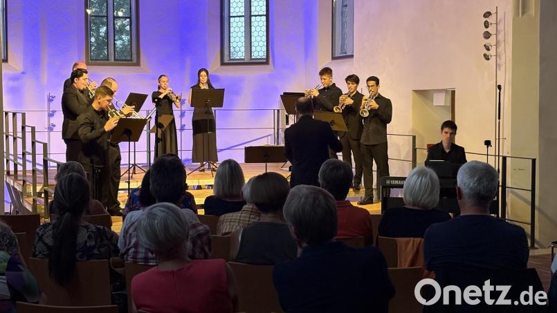 Unter dem Motto „Festliche Trompetenklänge“ stand das Konzert in der Nabburger Marienkirche. Bild: Marko Pammer