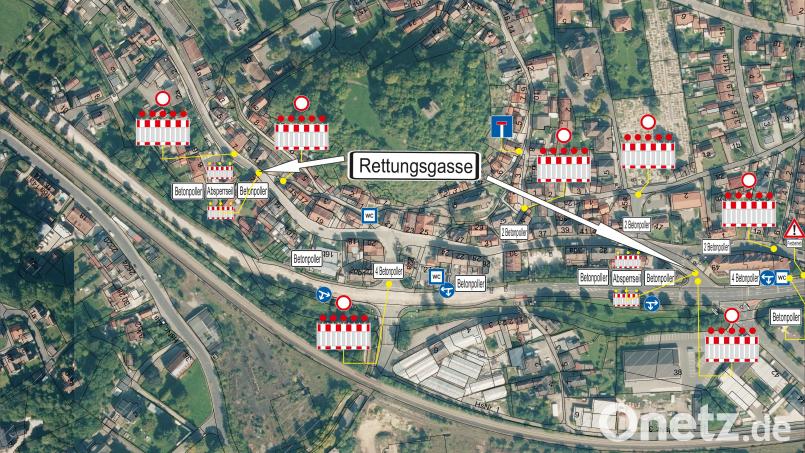Verkehrsregelung zur Rosenberger Kirwa 2025 Bild: Stadt Sulzbach-Rosenberg