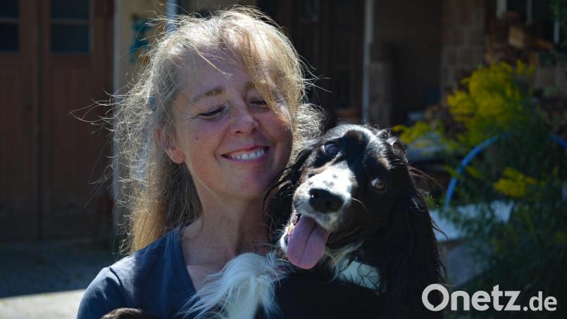 Annica Quast und Working Cockerspaniel Peppi arbeiten seit etwa eineinhalb Jahren zusammen. Bild: knz