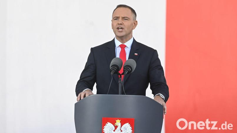 Polens rechtskonservativer Präsident Karol Nawrocki hat mit seinem Veto ein Gesetz gestoppt, dass die Zahlung von Hilfen für Ukraine-Flüchtlinge regeln soll. (Archivbild) Bild: Piotr Nowak/PAP/dpa
