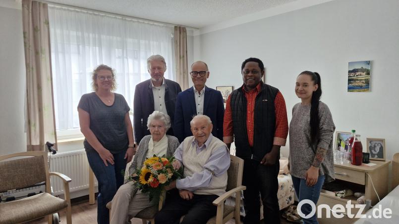 Heinrich und Hermine Windschügl haben ihr 65. Ehejubiläum gefeiert. Bild: Lothar Müller
