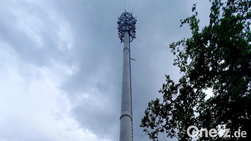 Den Funkmast in Traunricht darf Telefónica nicht nutzen. Der Mobilfunkanbieter will sein Netz in Schwarzenfeld aber verbessern. Archivbild: Franz Prey