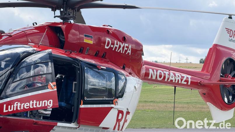 Die 37-Jährige kam mit einem Rettungshubschrauber in ein Krankenhaus. Symbolbild: Gabi Schönberger