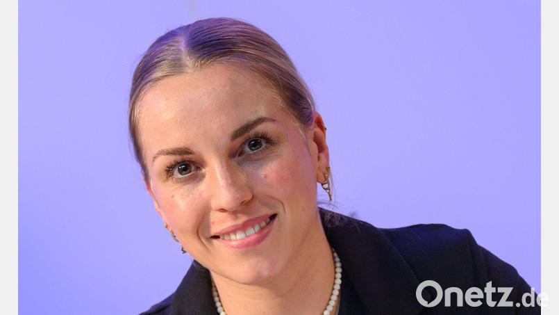 Emma Hinze und Maximilian Levy werden Eltern. (Archivbild) Bild: Patrick Pleul/dpa