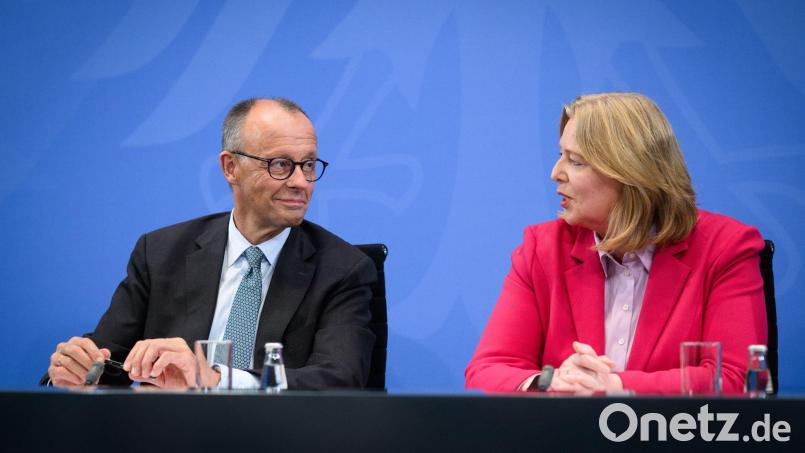 Merz und Bas haben sich nach den Auseinandersetzungen der letzten Tage versöhnt. Bild: Bernd von Jutrczenka/dpa