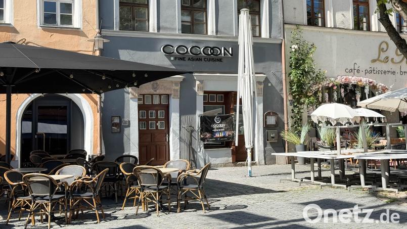 Bald werden im ehemaligen &quot;La Vita&quot; am Unteren Markt in Weiden asiatische Gerichte serviert. Im September eröffnet das &quot;Cocoon&quot;. Bild: Gabi Schönberger