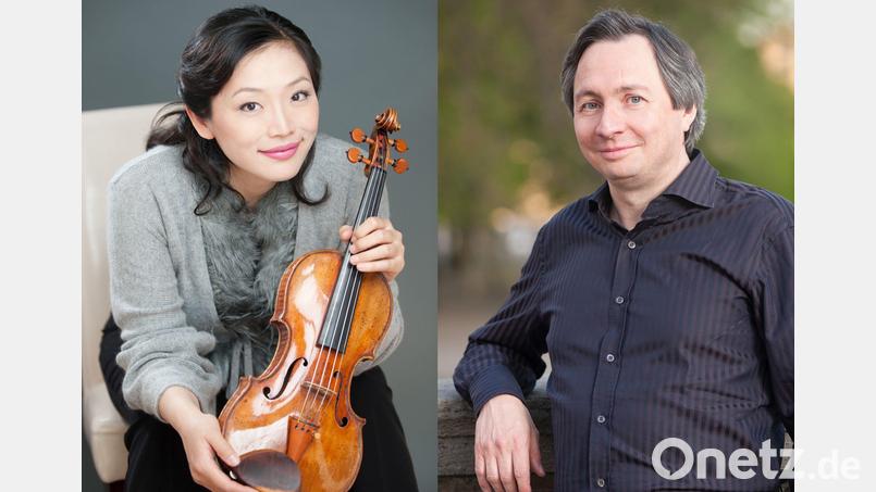 Yamei Yu (Violine) und Wolfram Rieger (Klavier) gestalten einen romantischen Sonatenabend. Bild: Daniel Pasche/Bea Röttges/exb