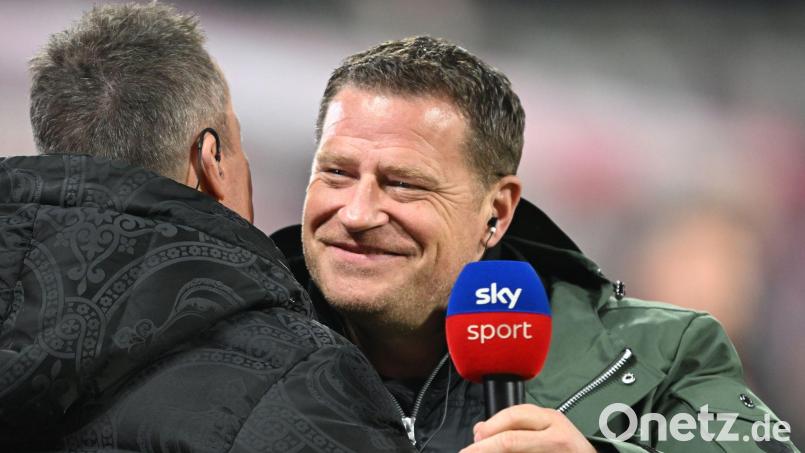 Matthäus (links) und Eberl kennen sich - dass der Bayern-Manager gerade Spaß am Job hat, bezweifelt der TV-Experte. (Archiv-Foto) Bild: Robert Michael/dpa