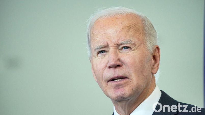 Ärzte haben beim Ex-US-Präsidenten Joe Biden Hautkrebs entfernt.(Archivbild) Bild: Michael Kappeler/dpa