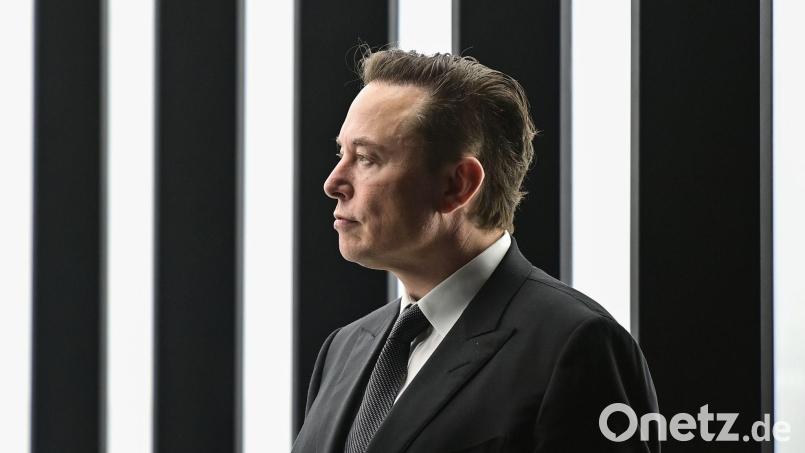 Elon Musk winken bis zu eine Billion Dollar. (Archivbild) Bild: Patrick Pleul/dpa