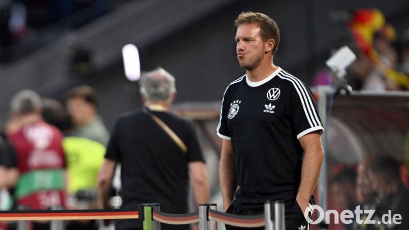 Hat eine klare Meinung zu den Pfiffen der deutschen Fans zur Halbzeitpause des Spiels gegen Nordirland: Julian Nagelsmann Bild: Federico Gambarini/dpa