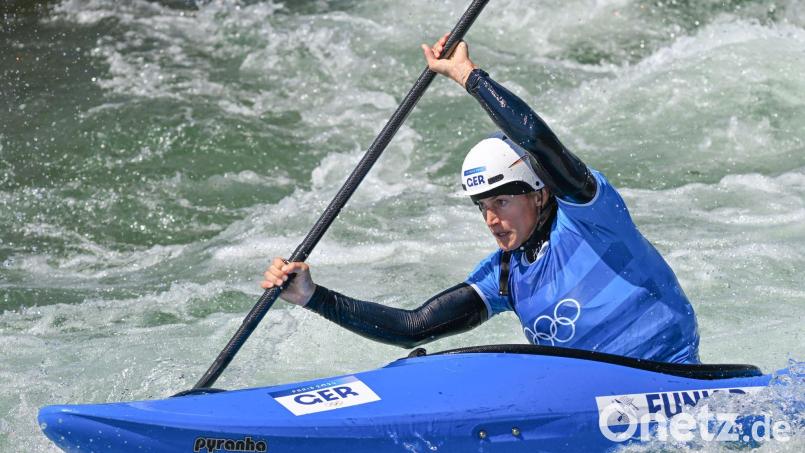 Ricarda Funk ist erstmals richtig zufrieden im Kaja-Cross. Beim Weltcupfinale wird sie Zweite im Time Trial und siegt im danach sogar. (Archivbild) Bild: Sebastian Kahnert/dpa
