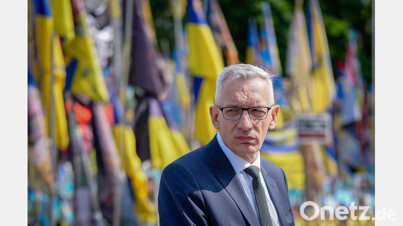 Martin Jäger, bisheriger deutscher Botschafter in der Ukraine, tritt am Donnerstag offiziell sein Amt als BND-Präsident an. Bild: Kay Nietfeld/dpa