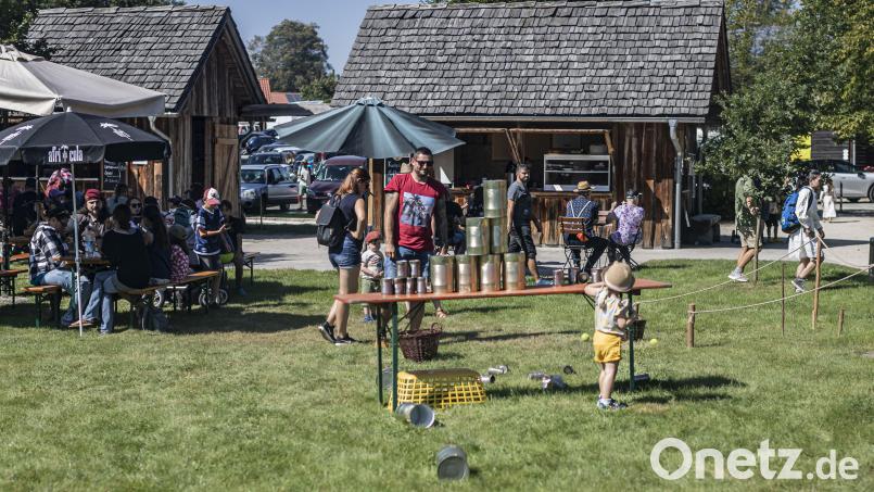 Das große Kinderfest im Geschichtspark bietet Spaß für die jungen Besucherinnen und Besucher. Bild: Susan Sümer/Geschichtspark Bärnau/exb