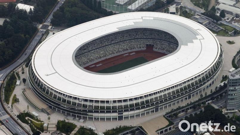 Das Nationalstadion in Tokio ist der Hauptaustragungsort der Leichtathletik-WM. Bild: -/kyodo/dpa