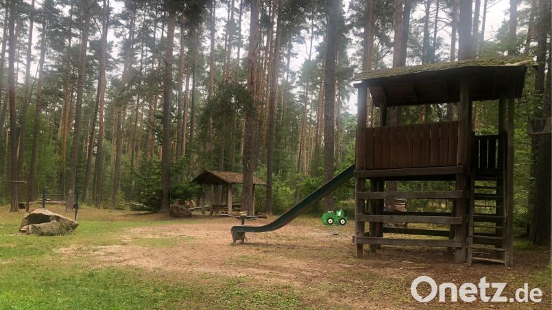 Wer kümmert sich künftig um den Waldspielplatz bei Rupprechtsreuth? Der Markt Mantel sucht Helfer. Bild: sei
