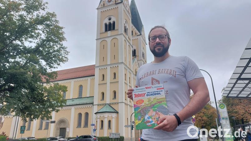 „Asterix und as bäihmische Schüddel“ spielt in einem „Oberpfälzer Koahdorf“ irgendwo in der Nähe von Eschenbach. Bild: Kunz