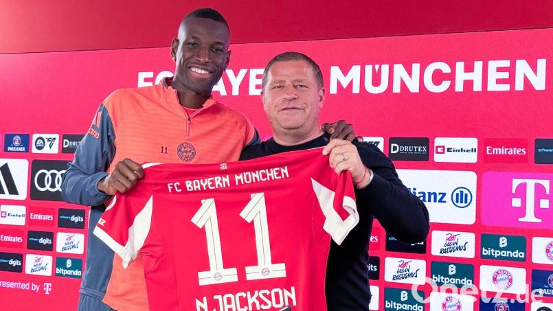 Der Stürmer wird im Bayern-Trikot mit der 11 auflaufen. Bild: Klaus Bergmann/dpa